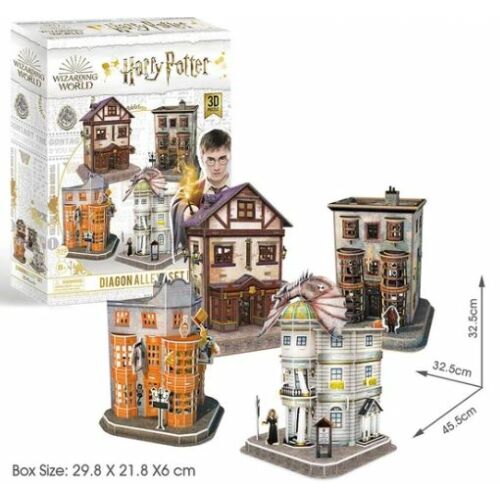 3D puzzle Harry Potter - Abszol Út (4 épület, 273 db-os)