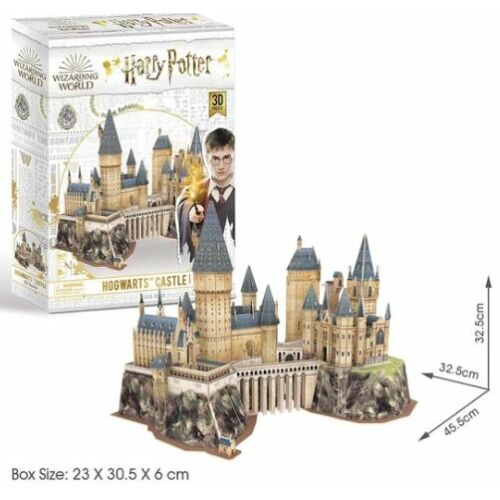 3D Puzzle Harry Potter - Roxfort Kastély (197 db-os; 8+) mértetek