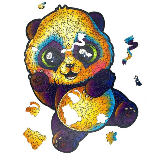 Vidám Panda különleges fa puzzle (115 db-os, 14+) részlet