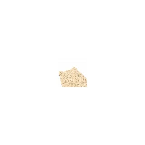 Bozontos Medve különleges fa puzzle (158 db-os, 14+) hátulja