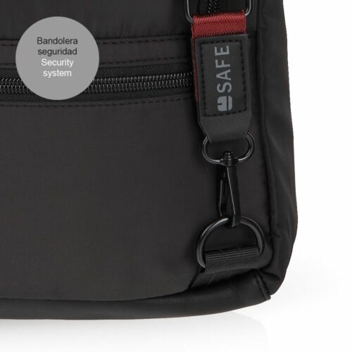 Gabol Micro női laptop hátizsák biztonsági karabinere