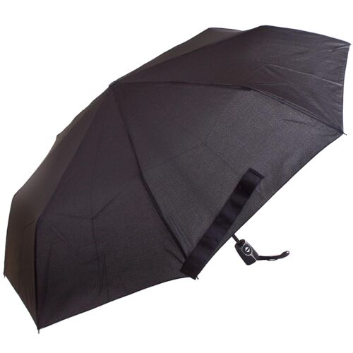 D mintájú (fekete) esernyő nyitva