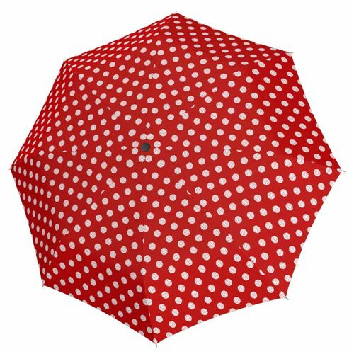 Derby kézi nyitású női esernyő (Hit Mini Balloon) piros nyitva