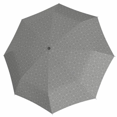 Doppler automata női esernyő (Clear, Fiber Magic) szürke nyitva