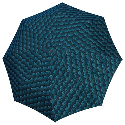 Doppler automata női esernyő (Magic Twister Carbonsteel) kék nyitva