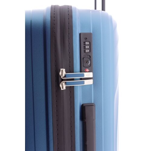 Gladiator Ocean nagy bőrönd (Vízhatlan cipzáras) kék TSA zár
