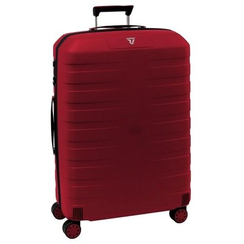 piros/fekete bőrönd