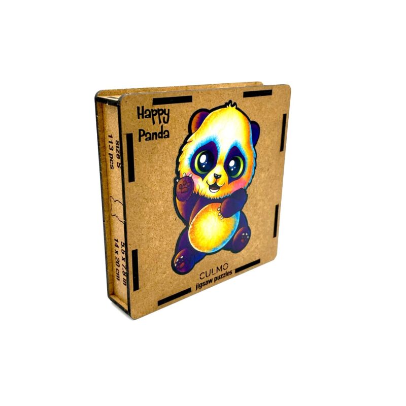 Vidám Panda különleges fa puzzle (115 db-os, 14+)
