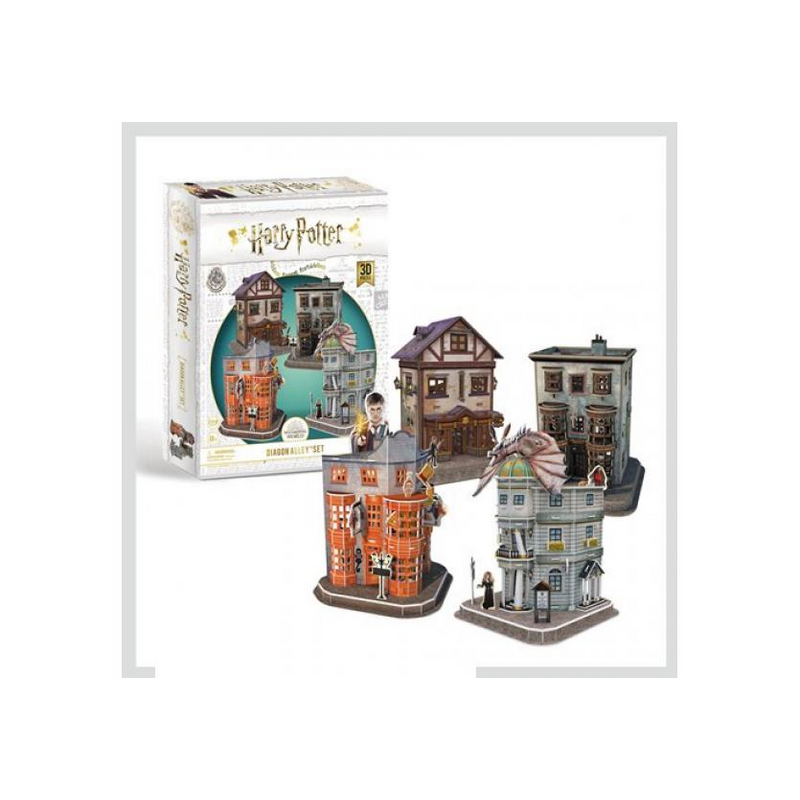 3D puzzle Harry Potter - Abszol Út (4 épület, 273 db-os)