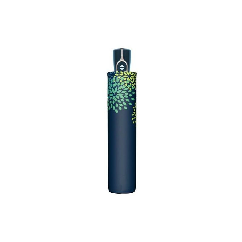 Doppler automata női esernyő (Fiber Magic Style) leveles kék, zöld-sárga
